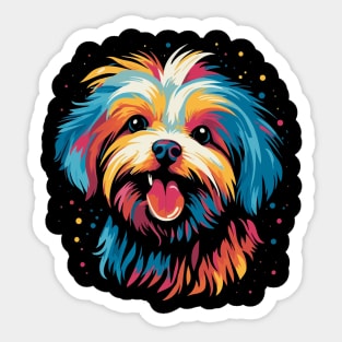 Maltese Smiling Sticker